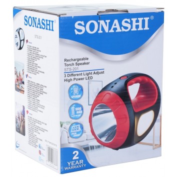 Sonashi Rechargeable Torch With Bluetooth Speaker